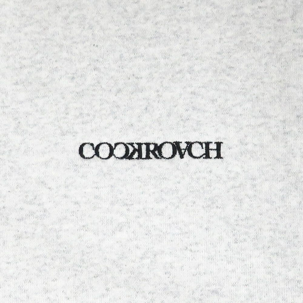 COCKROACH CREW SWEAT コックローチ トレーナー THICK WEIGHT OG LOGO STITCH GREY スケートボード スケボー 2