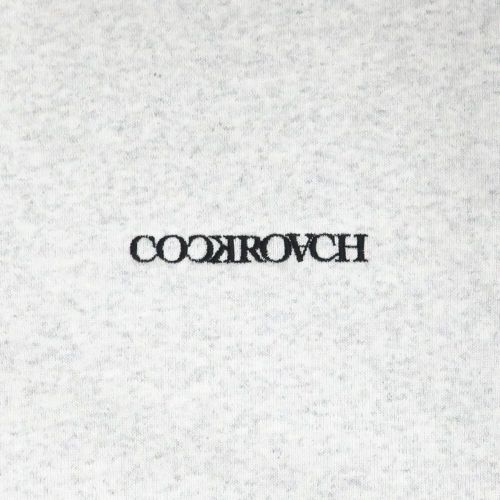 COCKROACH CREW SWEAT コックローチ トレーナー THICK WEIGHT OG LOGO STITCH GREY スケートボード スケボー 2