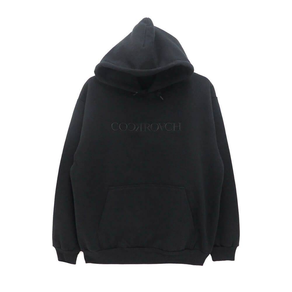 COCKROACH HOOD コックローチ パーカー THICK WEIGHT OG LOGO STITCH BLACK スケートボード スケボー 