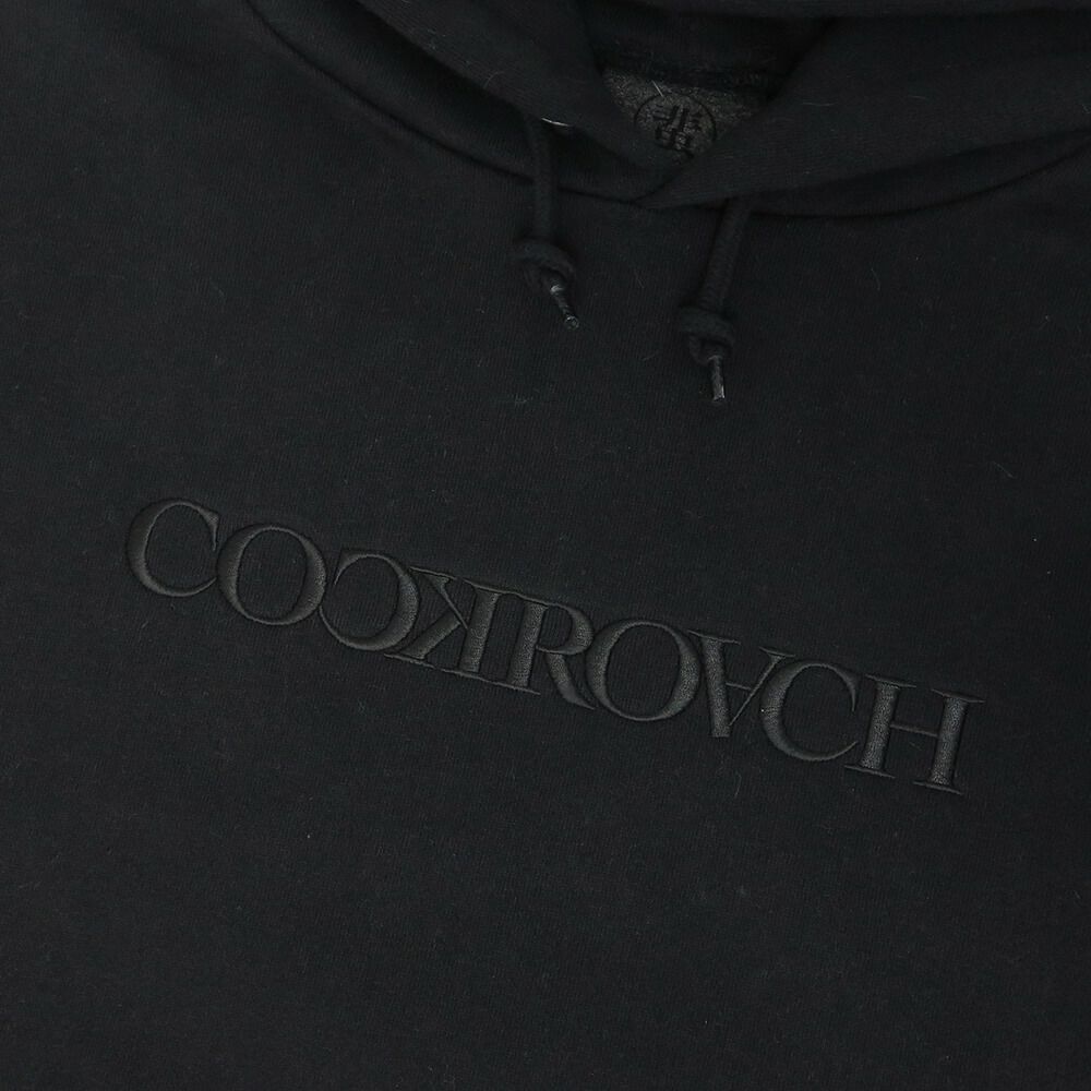 COCKROACH HOOD コックローチ パーカー THICK WEIGHT OG LOGO STITCH BLACK スケートボード スケボー 1