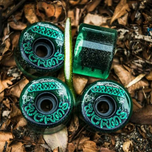 OJ WHEEL オージェー ソフトウィール（クルーザー） SUPER JUICE（78A）GREEN WORMS 緑 60mm スケートボード スケボー 5