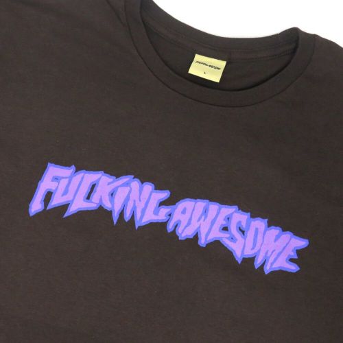 FUCKING AWESOME T-SHIRT ファッキンオーサム Tシャツ 2025 STAMP LOGO BROWN スケートボード スケボー 1