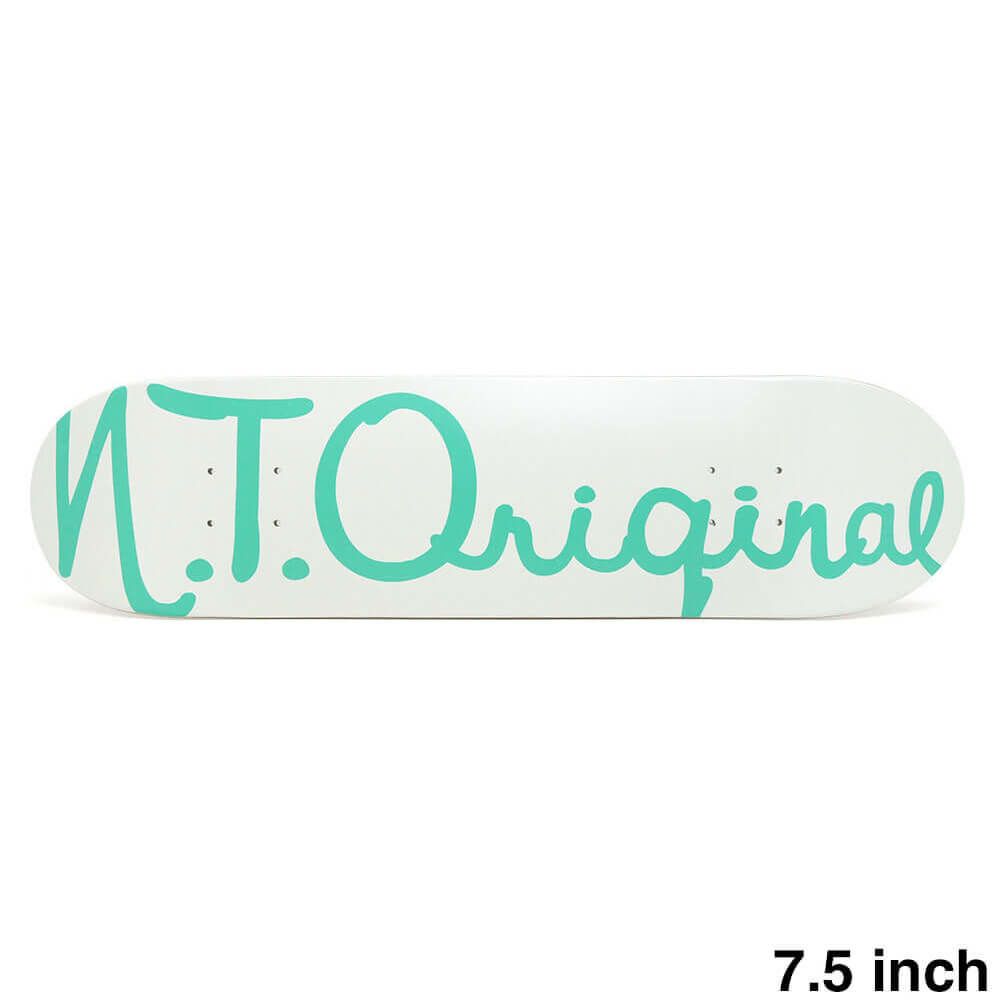 N.T.ORIGINAL DECK エヌティーオリジナル デッキ TEAM LOGO GLOW IN THE DARK 7.5 スケートボード スケボー