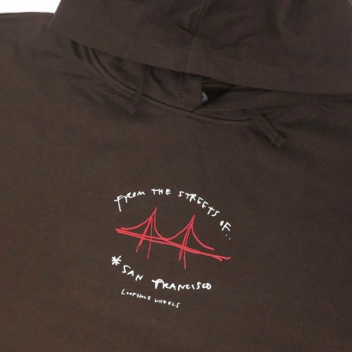 LOOP HOLE HOOD ループホール パーカー FROM THE STREET BROWN スケートボード スケボー 1