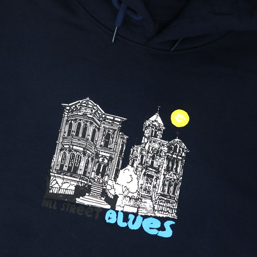 MAGENTA HOOD マゼンタ パーカー HILL STREET BLUES NAVY スケートボード スケボー 1