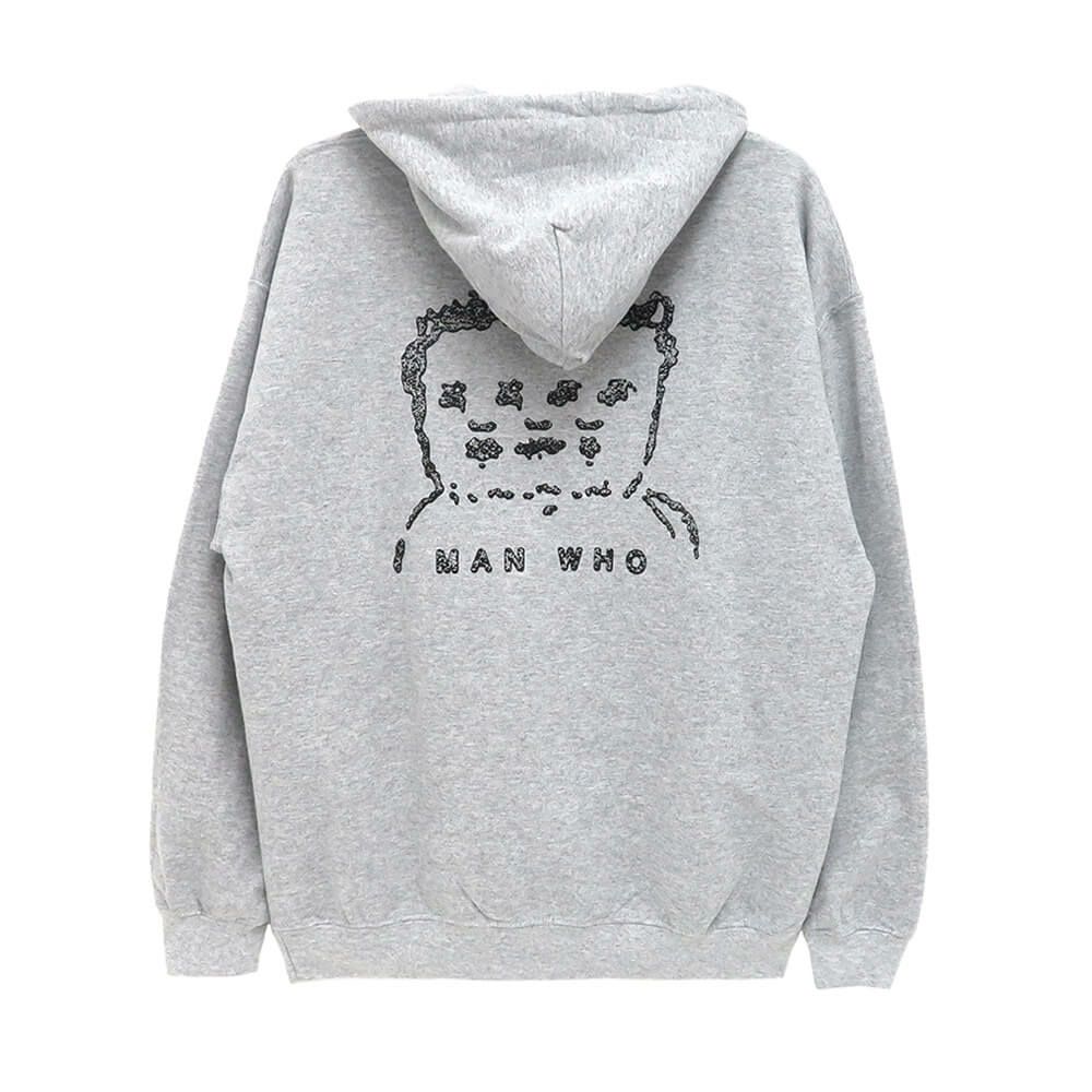 MAN WHO HOOD マンフー パーカー 風合い GREY スケートボード スケボー 