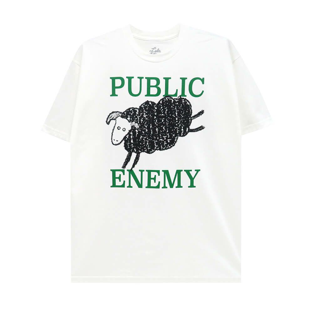 STRANGE LOVE T-SHIRT ストレンジラブ Tシャツ LORA CLIQUE MINOR ENEMY WHITE スケートボード スケボー 