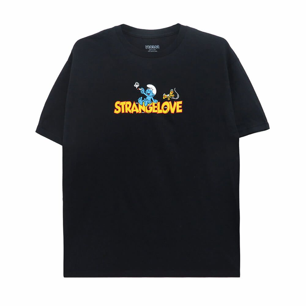 STRANGE LOVE T-SHIRT ストレンジラブ Tシャツ BLUE MOON BLACK スケートボード スケボー 