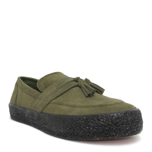 LAST RESORT AB SHOES ラストリゾートエービー シューズ スニーカー VM005 SUEDE LO（BLACK LABEL） NEW OLIVE/BLACK スケートボード スケボー