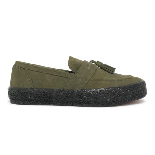 LAST RESORT AB SHOES ラストリゾートエービー シューズ スニーカー VM005 SUEDE LO（BLACK LABEL） NEW OLIVE/BLACK スケートボード スケボー 4