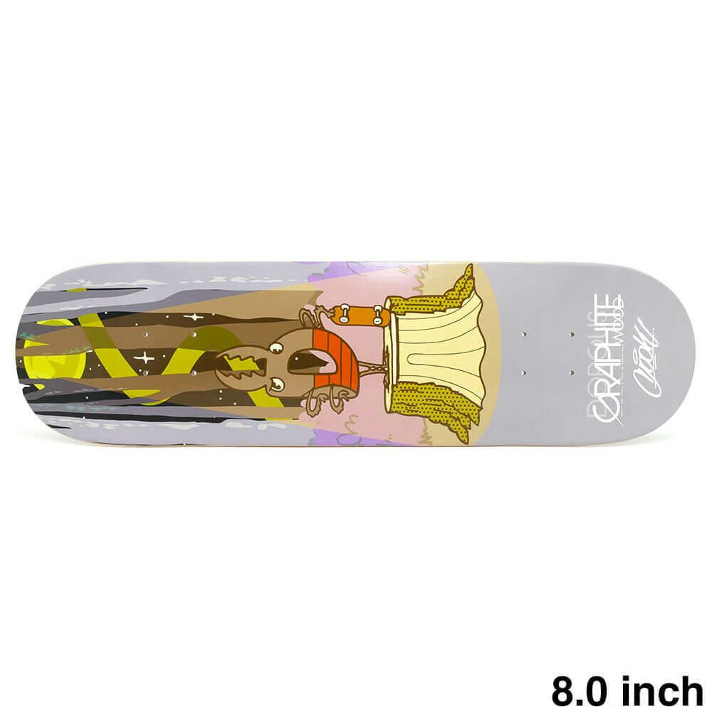 DORCUS DECK ドーカス デッキ TEAM Mr.DOO MOON LIGHT CRUISE BLACK 8.0 スケートボード スケボー