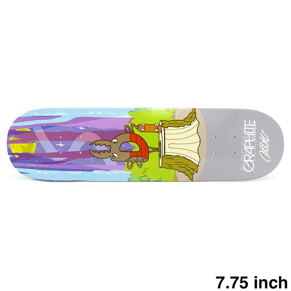DORCUS DECK ドーカス デッキ TEAM Mr.DOO MOON LIGHT CRUISE PURPLE 7.75 スケートボード スケボー