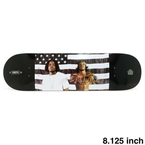 PRIMITIVE DECK プリミティブ デッキ TEAM STRIPES 8.125（OUTKAST） スケートボード スケボー