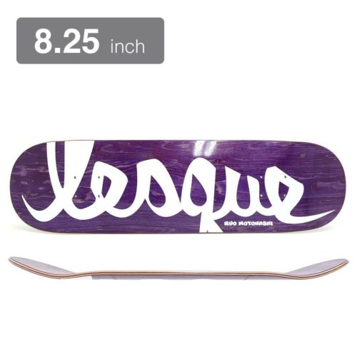 LESQUE DECK レスケ デッキ RYO MOTOHASHI PURPLE STAIN 8.25 スケートボード スケボー