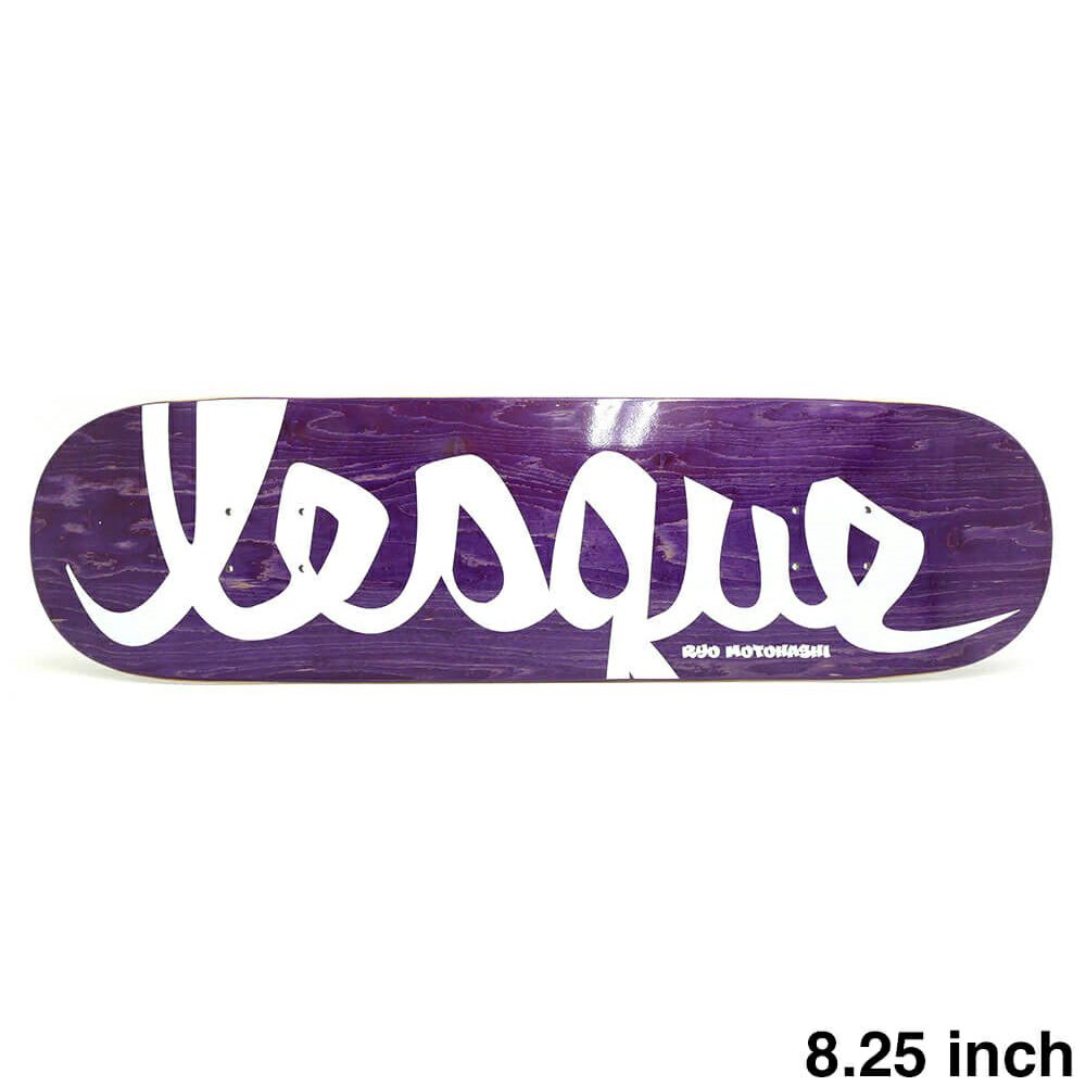 LESQUE DECK レスケ デッキ RYO MOTOHASHI PURPLE STAIN 8.25 スケートボード スケボー