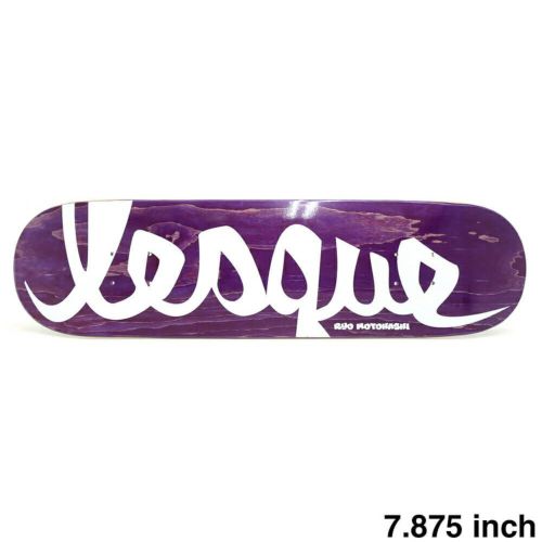 LESQUE DECK レスケ デッキ RYO MOTOHASHI PURPLE STAIN 7.875 スケートボード スケボー