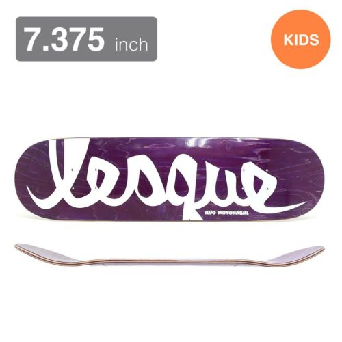 LESQUE DECK レスケ デッキ（子供用） RYO MOTOHASHI PURPLE STAIN 7.375 スケートボード スケボー