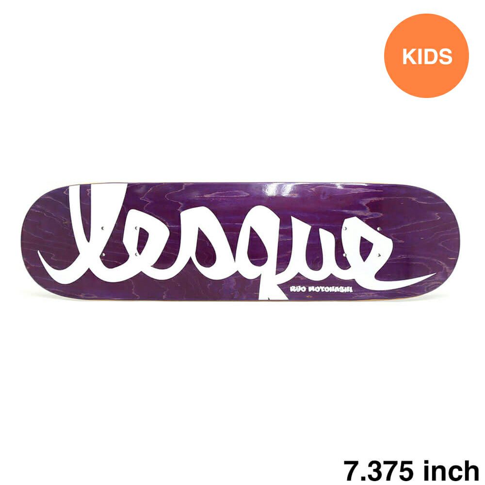 LESQUE DECK レスケ デッキ（子供用） RYO MOTOHASHI PURPLE STAIN 7.375 スケートボード スケボー