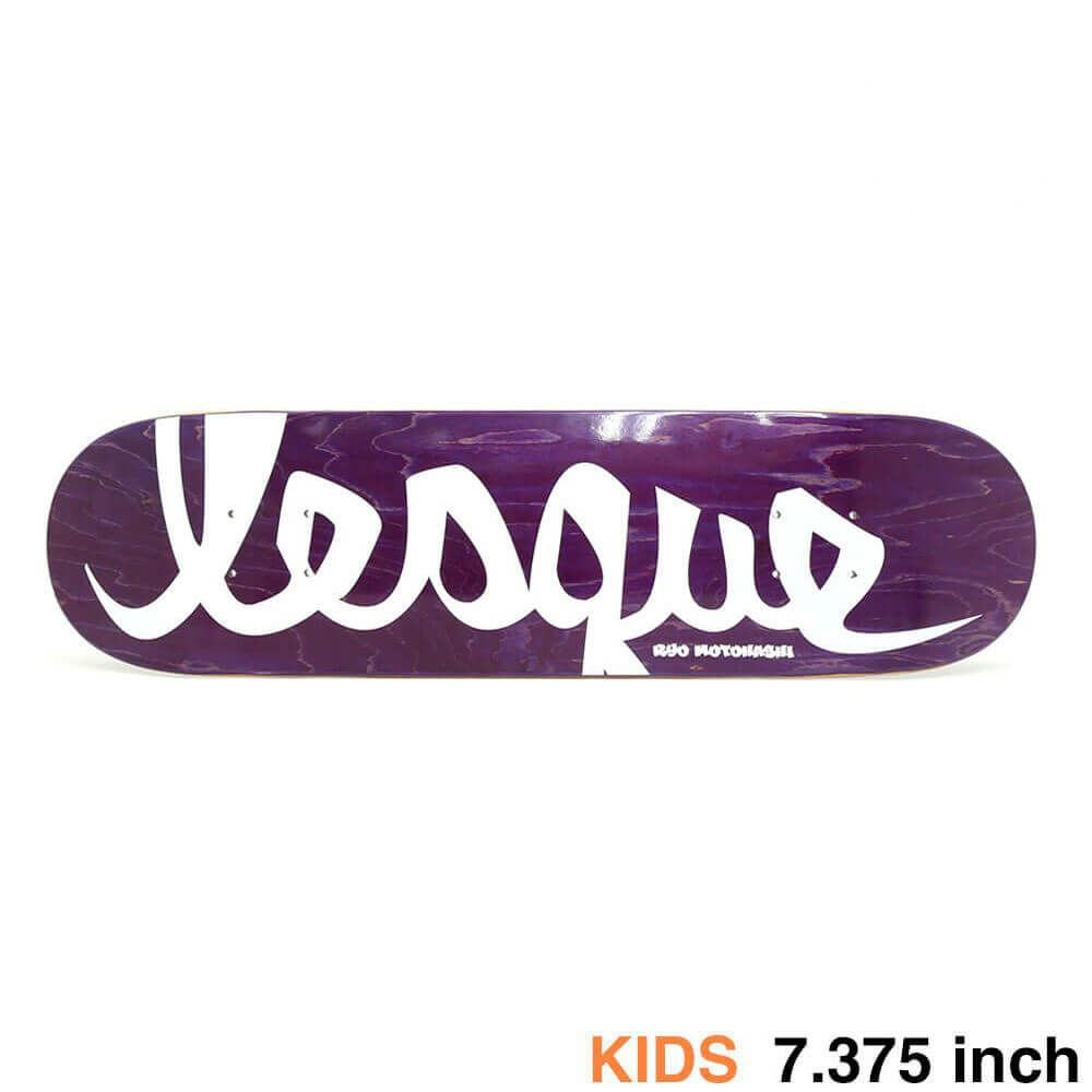 LESQUE DECK レスケ デッキ（子供用） RYO MOTOHASHI PURPLE STAIN 7.375 スケートボード スケボー