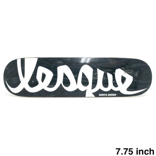 LESQUE DECK レスケ デッキ KENYA OKUNO BLACK STAIN 7.75 スケートボード スケボー