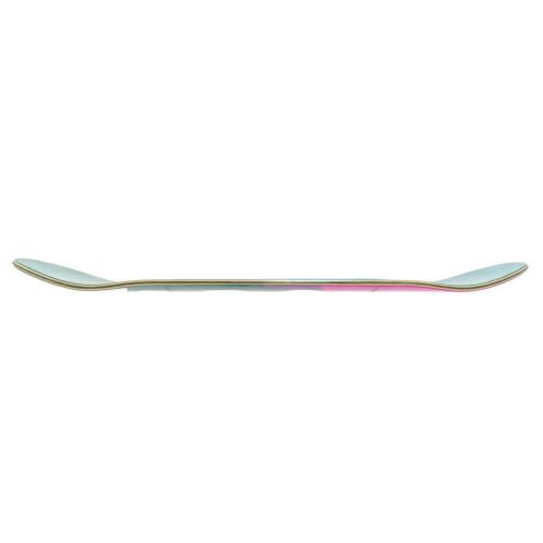LESQUE DECK レスケ デッキ TEAM LOGO GREEN/PINK STAIN 7.75 スケートボード スケボー 1