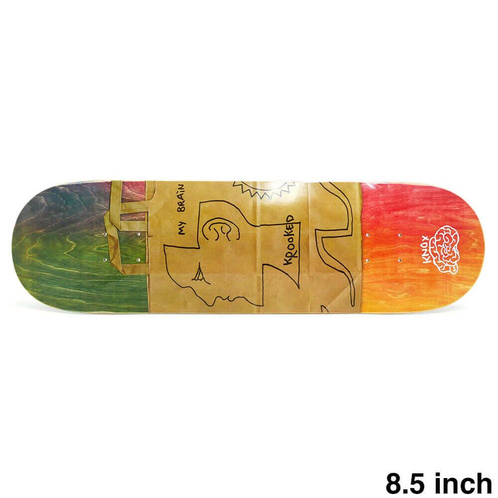 KROOKED DECK クルキッド デッキ TOM KNOX TOM'S BRAIN 8.5 スケートボード スケボー