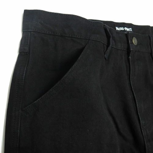 PASS~PORT JEANS パスポート パンツ ジーンズ WORKERS CLUB JEANS R43 WASHED BLACK スケートボード スケボー 1