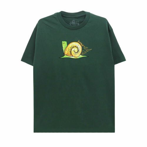 KROOKED T-SHIRT クルキッド Tシャツ FLAME SNAIL FOREST スケートボード スケボー 