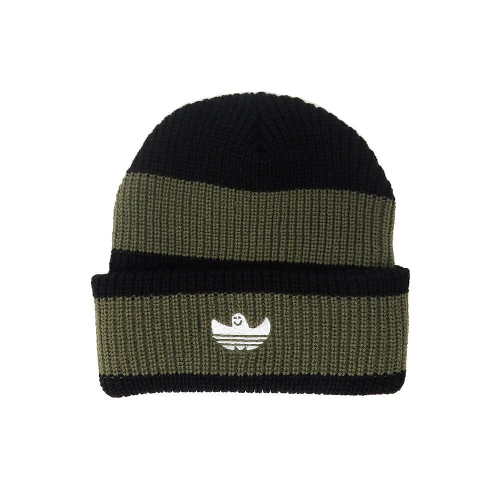 ADIDAS KNITCAP アディダス ニットキャップ SHMOO BEANIE OLIVE/BLACK スケートボード スケボー 