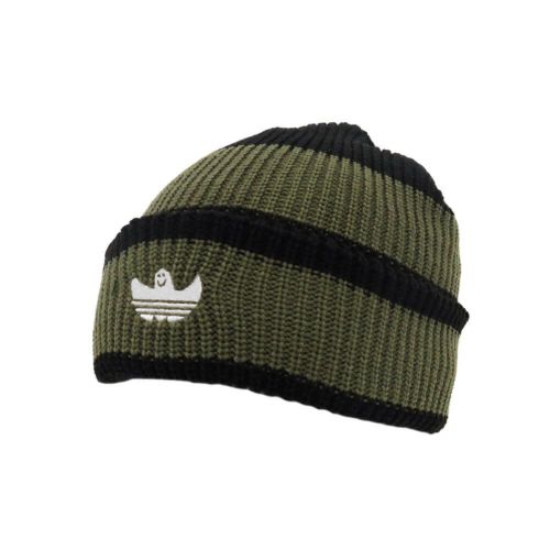 ADIDAS KNITCAP アディダス ニットキャップ SHMOO BEANIE OLIVE/BLACK スケートボード スケボー 1