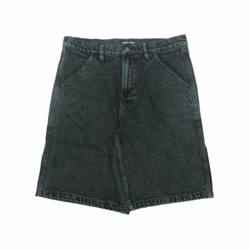 PASS~PORT SHORTS パスポート ショーツ WORKERS CLUB JEANS SHORT R42 DARK GREEN OVER DIE スケートボード スケボー 