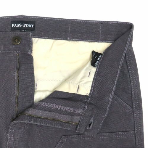 PASS~PORT PANTS パスポート パンツ ジーンズ DOUBLE KNEE DIGGERS CLUB R42 CHARCOAL スケートボード スケボー 3