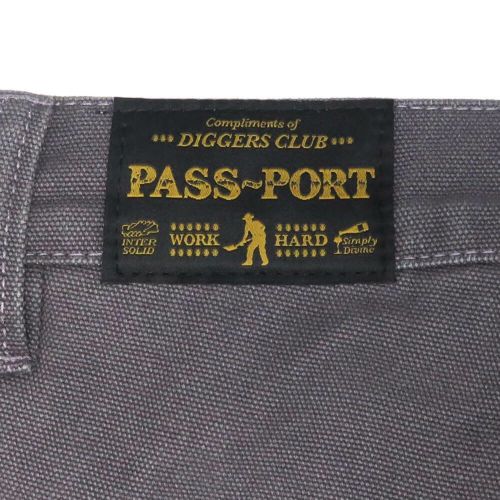 PASS~PORT PANTS パスポート パンツ ジーンズ DOUBLE KNEE DIGGERS CLUB R42 CHARCOAL スケートボード スケボー 8