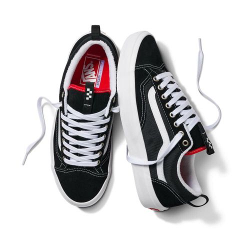 VANS SHOES バンズ シューズ スニーカー オールドスクール SKATE OLD SKOOL 36+ BLACK/WHITE（US企画） スケートボード スケボー 7