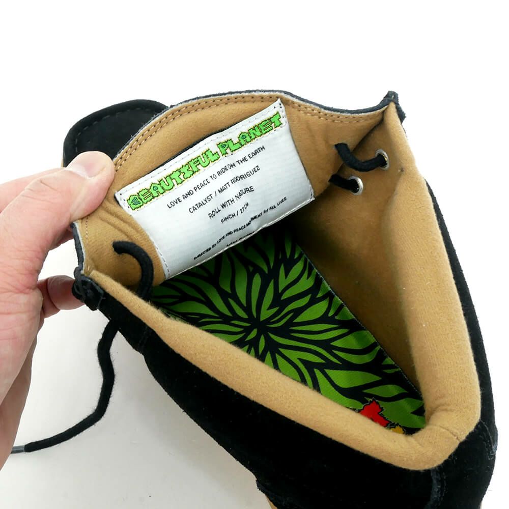 BEAUTIFUL PLANET SHOES ビューティフルプラネット シューズ スニーカー CATALYST BLACK/GUM スケートボード スケボー 12