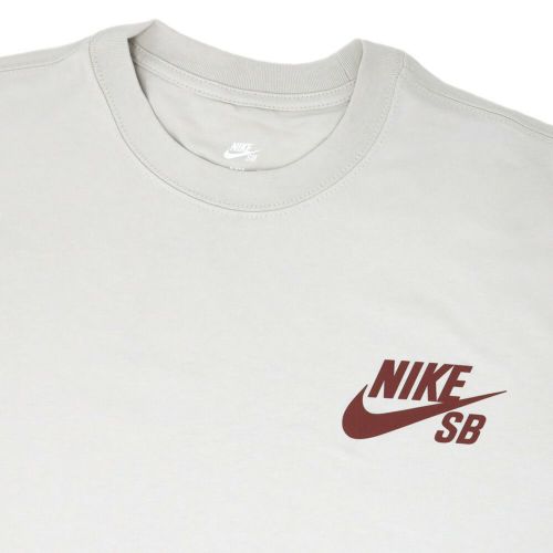 NIKE SB T-SHIRT ナイキSB Tシャツ LOGO LIGHT BONE DC7818-072 スケートボード スケボー 1