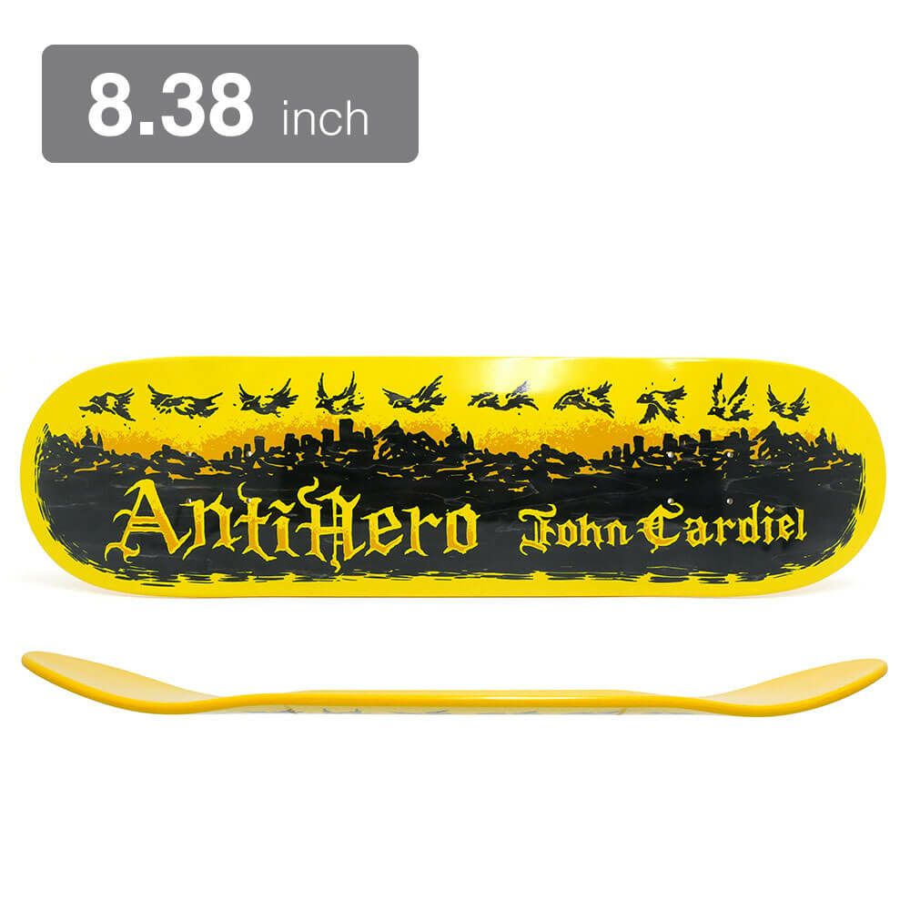 ANTIHERO DECK アンチヒーロー デッキ JOHN CARDIEL PIGEON MOTION 8.38 スケートボード スケボー