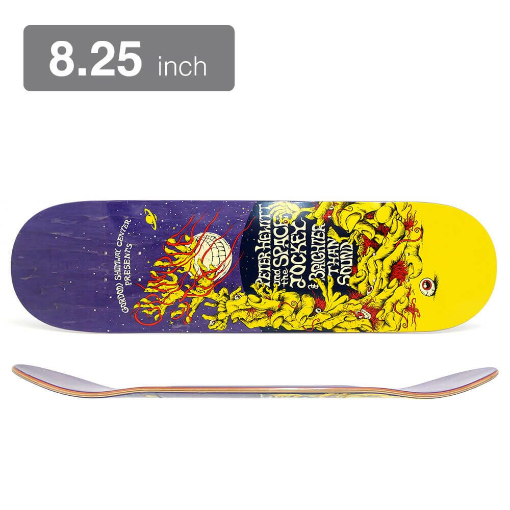 ANTIHERO DECK アンチヒーロー デッキ PETER HEWITT GRIMPLESTIX LITHO PURPLE STAIN 8.25 スケートボード スケボー