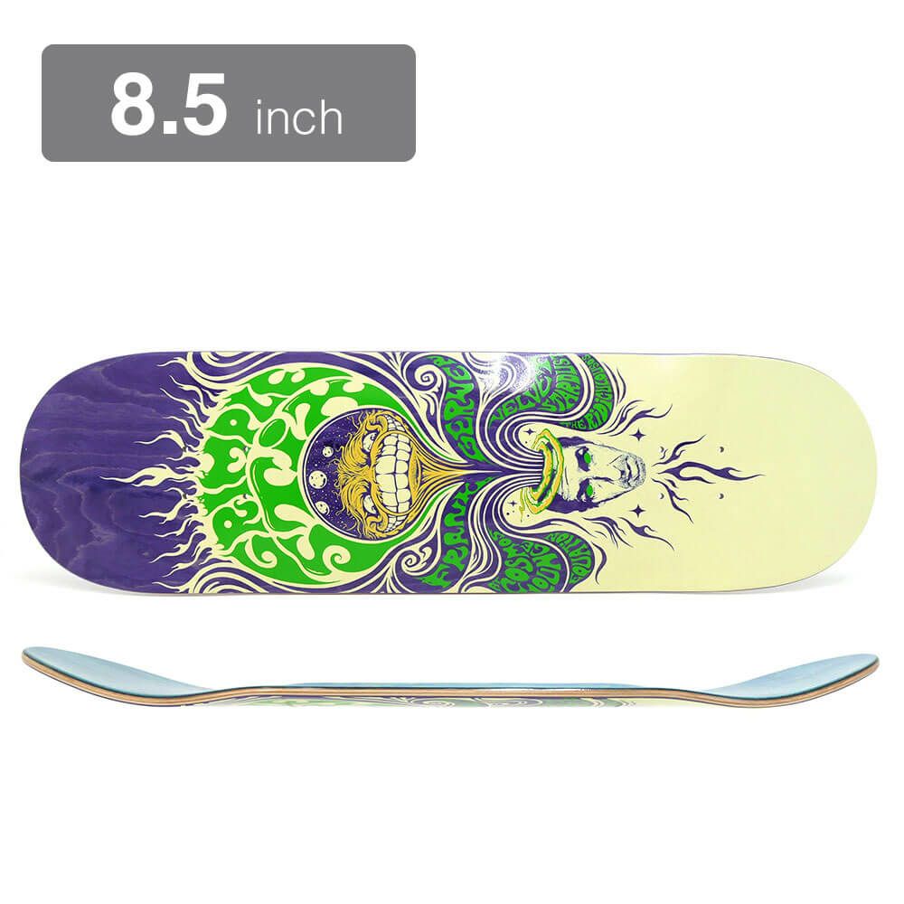 ANTIHERO DECK アンチヒーロー デッキ FRANK GERWER GRIMPLESTIX LITHO PURPLE STAIN 8.5 スケートボード スケボー