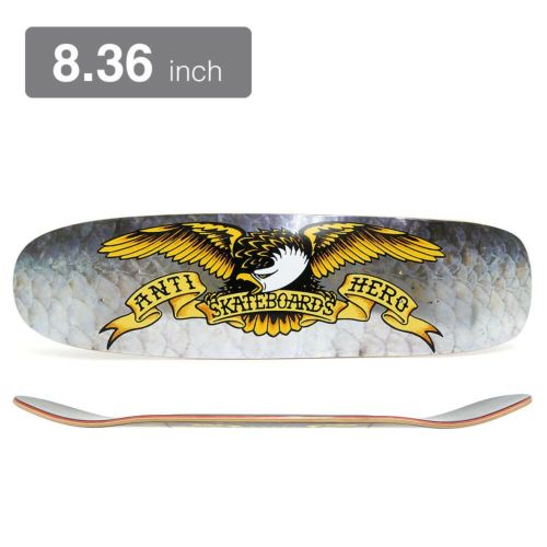 ANTIHERO DECK アンチヒーロー デッキ TEAM SHAPED EAGLE THE SARDINE 8.36 スケートボード スケボー