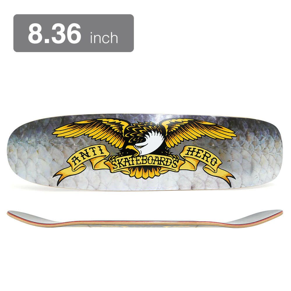 ANTIHERO DECK アンチヒーロー デッキ TEAM SHAPED EAGLE THE SARDINE 8.36 スケートボード スケボー
