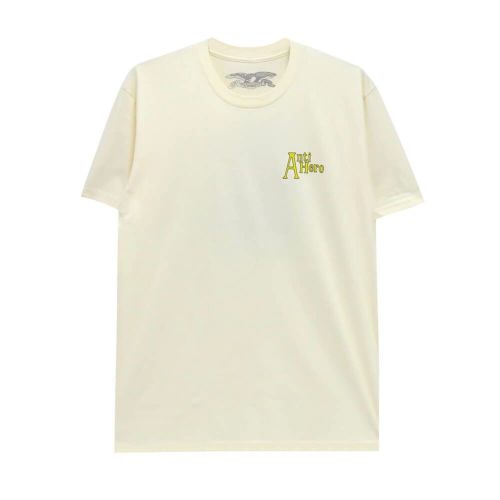 ANTIHERO T-SHIRT アンチヒーロー Tシャツ ROACH AND TOAD CREAM スケートボード スケボー 1