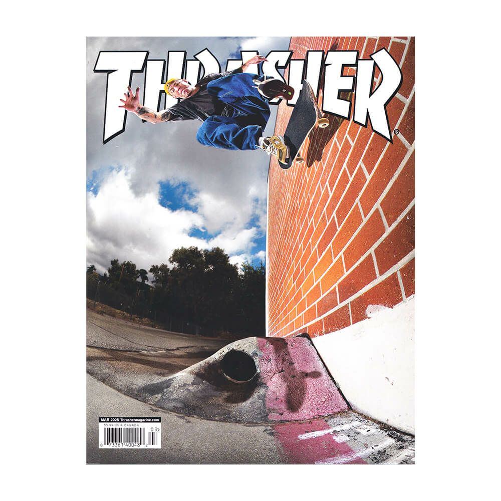 THRASHER MAGAZINE スラッシャー 雑誌 2025年3月号 スケートボード スケボー