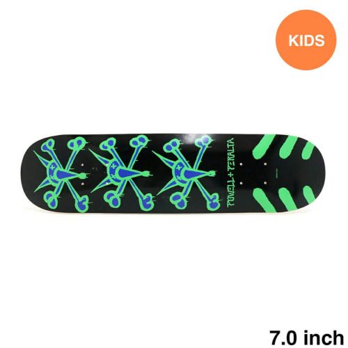 POWELL PERALTA DECK パウエルペラルタ デッキ（子供用） TEAM VATO RAT BLACK/GREEN 7.0 スケートボード スケボー