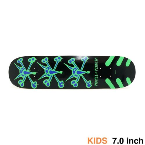 POWELL PERALTA DECK パウエルペラルタ デッキ（子供用） TEAM VATO RAT BLACK/GREEN 7.0 スケートボード スケボー