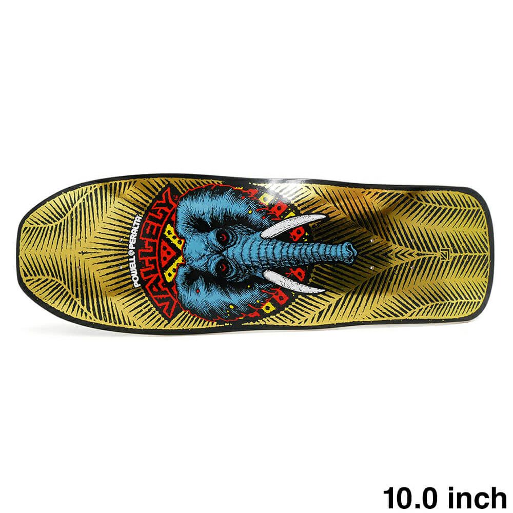 POWELL PERALTA DECK パウエルペラルタ デッキ MIKE VALLELY ELEPHANT GOLD FOIL 10.0 SHAPE 163 スケートボード スケボー