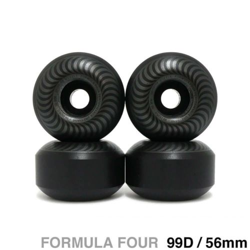 SPITFIRE WHEEL スピットファイヤー ウィール FORMULA FOUR (F4) CLASSIC 99D BLACK 黒 56mm スケートボード スケボー