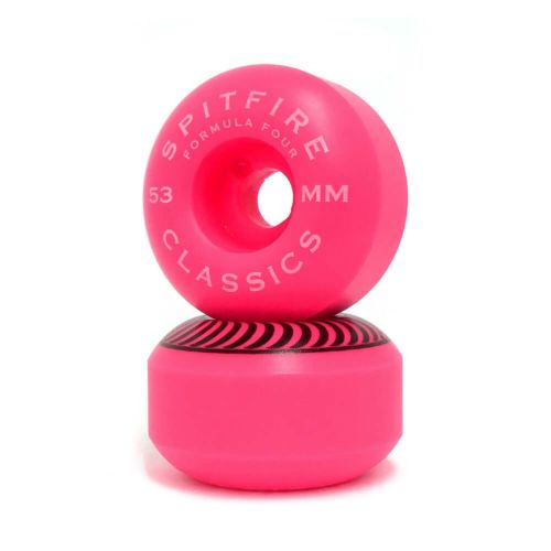 SPITFIRE WHEEL スピットファイヤー ウィール FORMULA FOUR (F4) CLASSIC 99D NEON PINK ピンク 53mm スケートボード スケボー 1