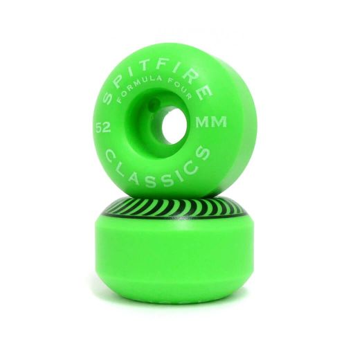 SPITFIRE WHEEL スピットファイヤー ウィール FORMULA FOUR (F4) CLASSIC 99D NEON GREEN 緑 52mm スケートボード スケボー 1