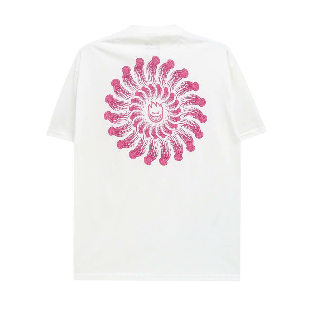 SPITFIRE T-SHIRT スピットファイヤー Tシャツ SPITFIRE X ATLANTIC DRIFT JELLY CLASSIC WHITE スケートボード スケボー 